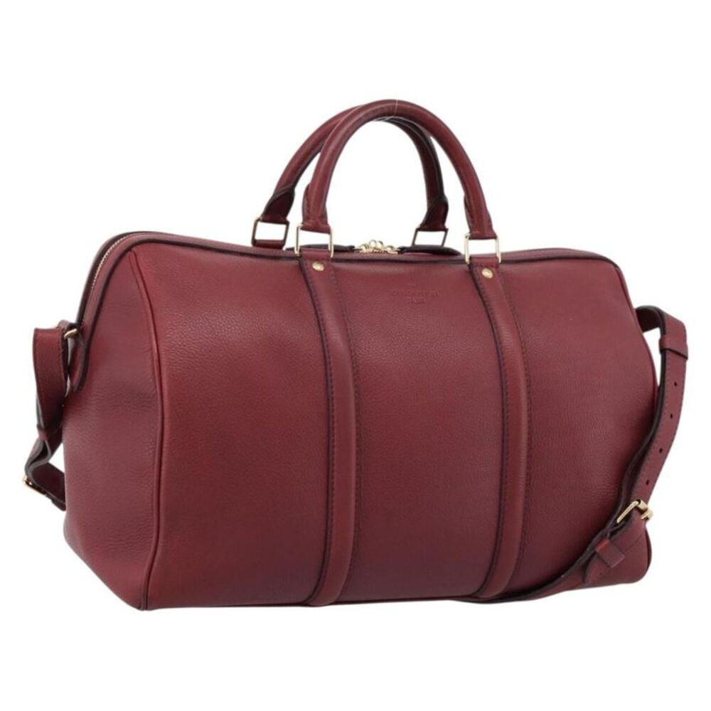 Louis Vuitton Sofia Coppola Sc Leather Red Leather Handbag